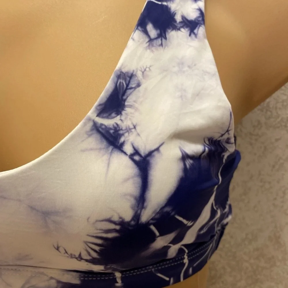 Dippin' Daisy's Tie-Dye Blue and White Bikini